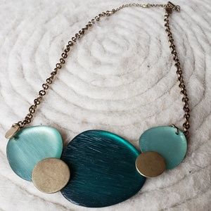 Kenneth Cole bib turquoise necklace